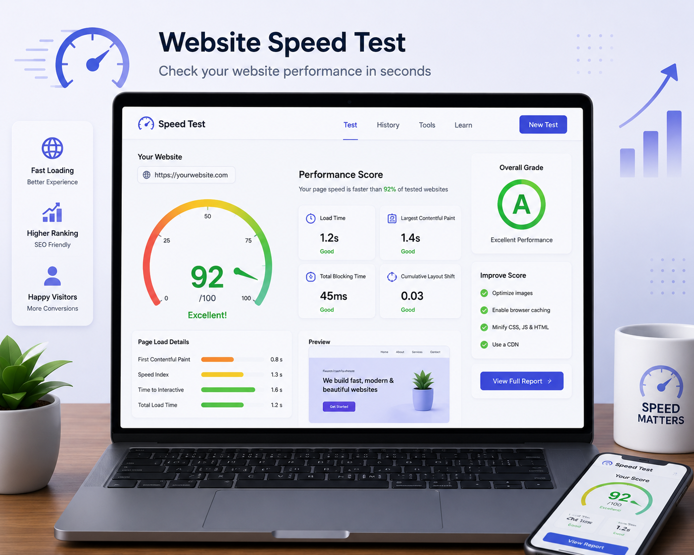 Core Web Vitals and website performance metrics